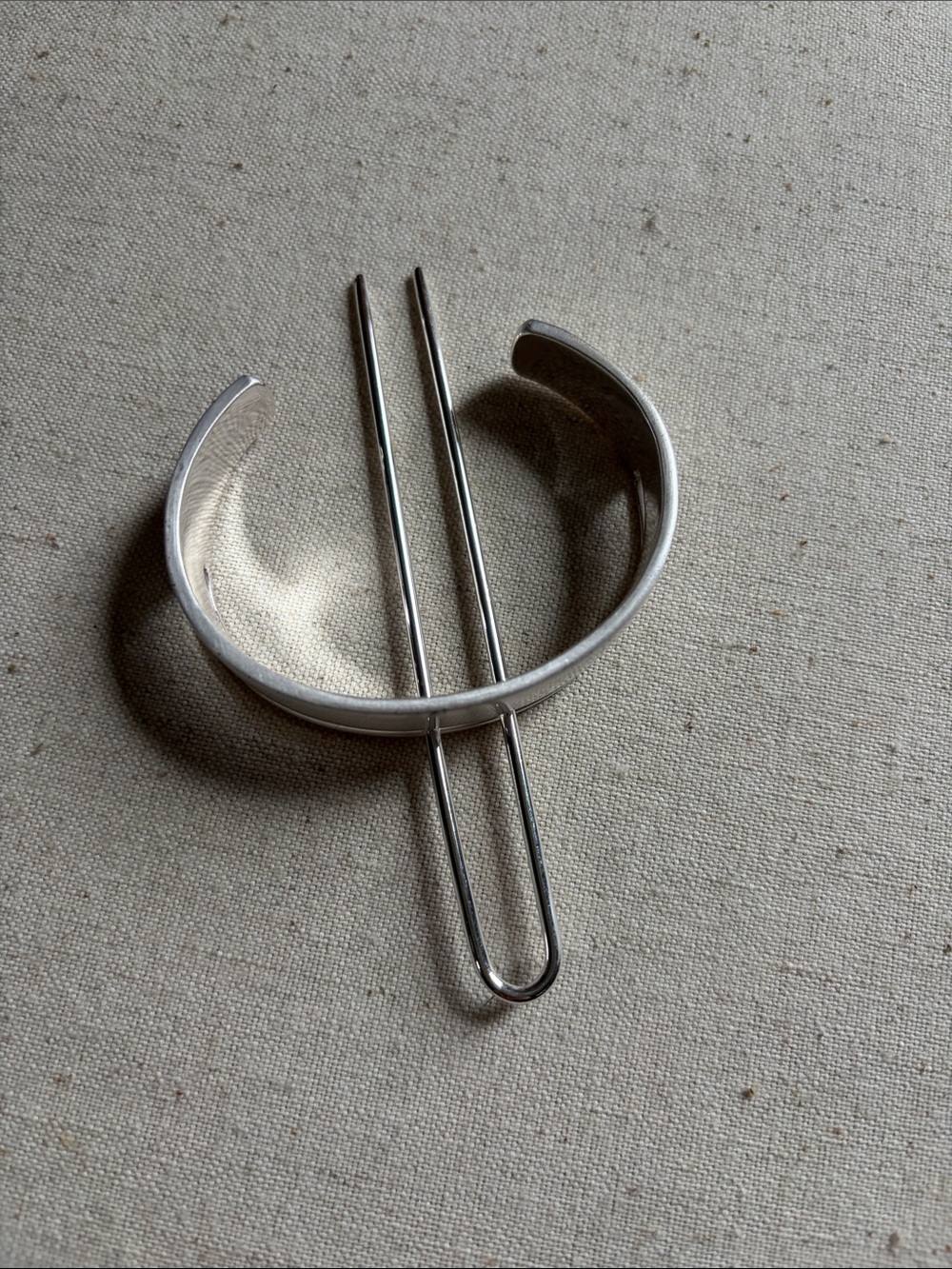 Chloe + Isabel Silver Tone Hair Cuff with Pin